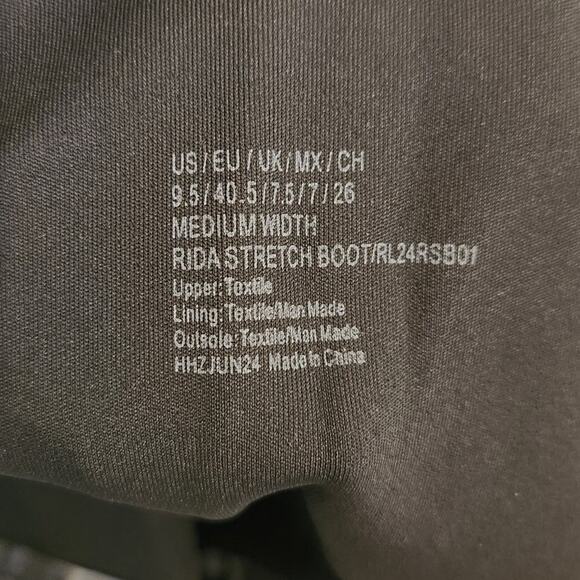 New Reaction Kenneth Cole Rida Stretch Knee High Boot Black 9.5M - Picture 6 of 8